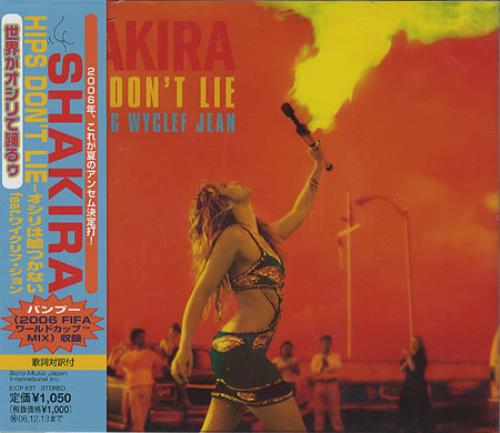Shakira Hips Don't Lie Japanese CD single (CD5 / 5